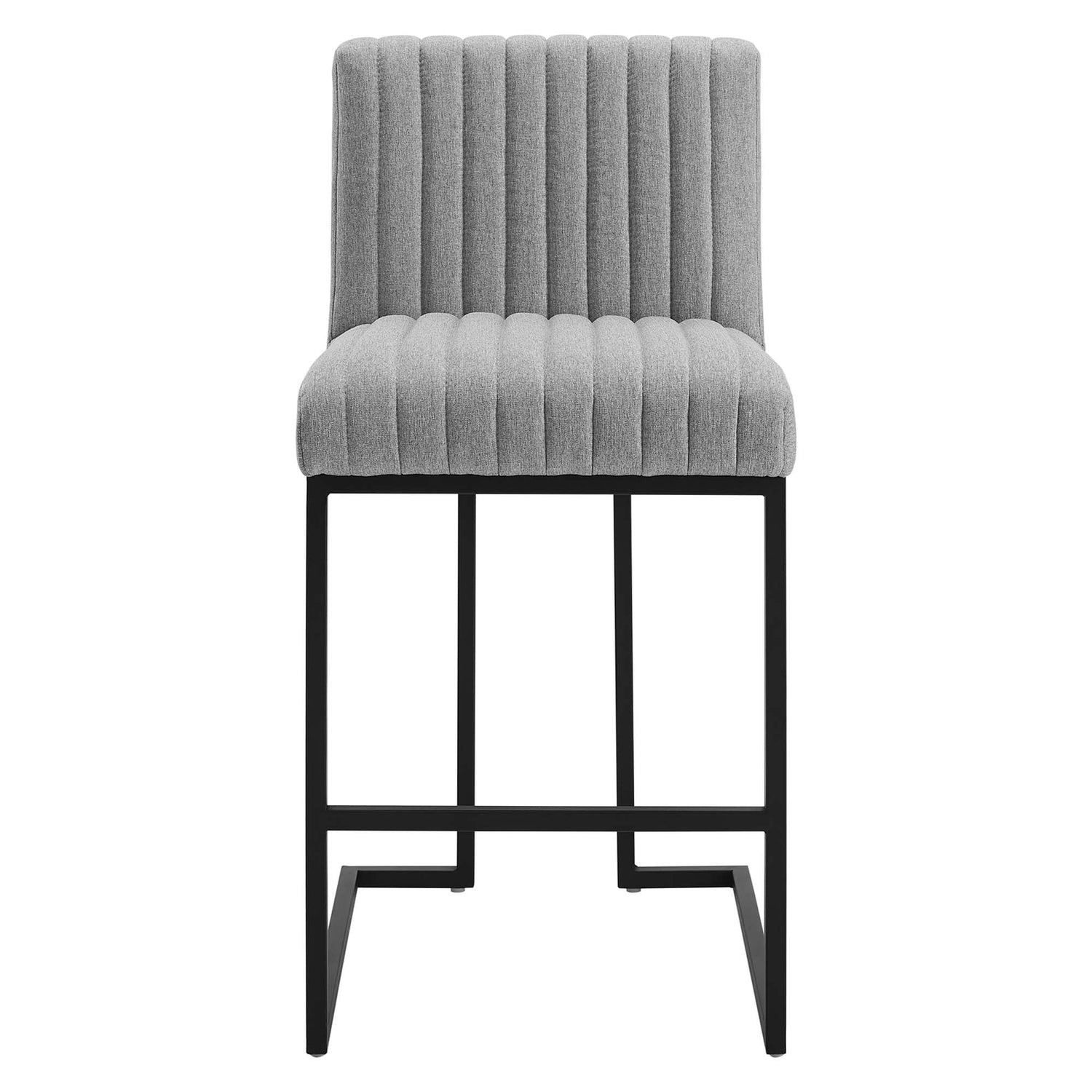 Indulge Channel Tufted Fabric Counter Stool by Modway