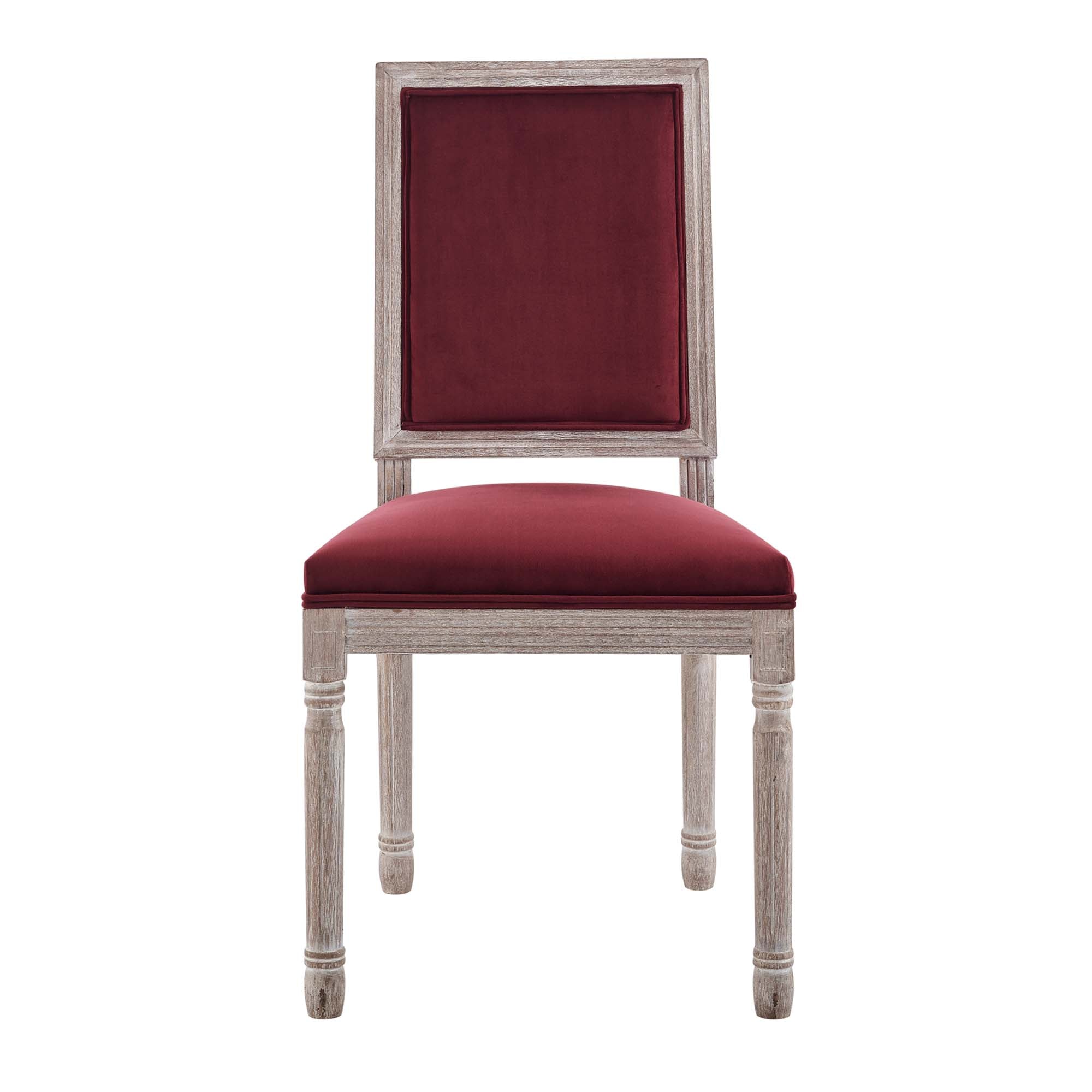 Court French Vintage Performance Velvet Dining Side Chair by Modway