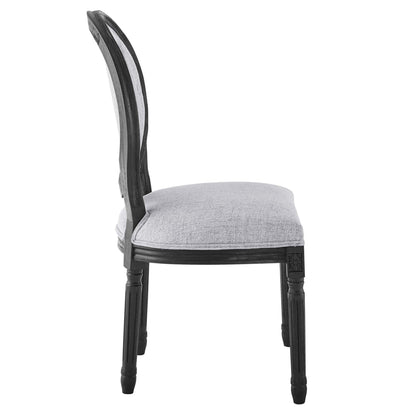 Arise Vintage French Upholstered Fabric Dining Side Chair by Modway