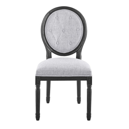 Arise Vintage French Upholstered Fabric Dining Side Chair by Modway
