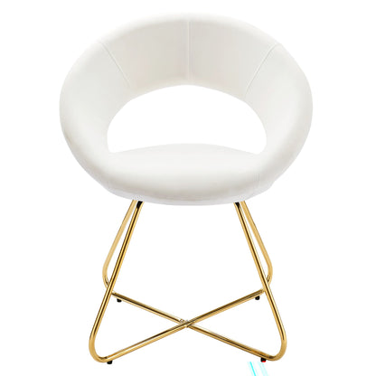 Nouvelle Performance Velvet Dining Chair Set of 2 by Modway
