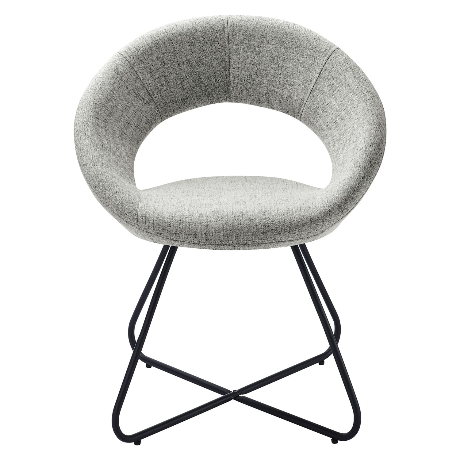 Nouvelle Upholstered Fabric Dining Chair Set of 2 by Modway