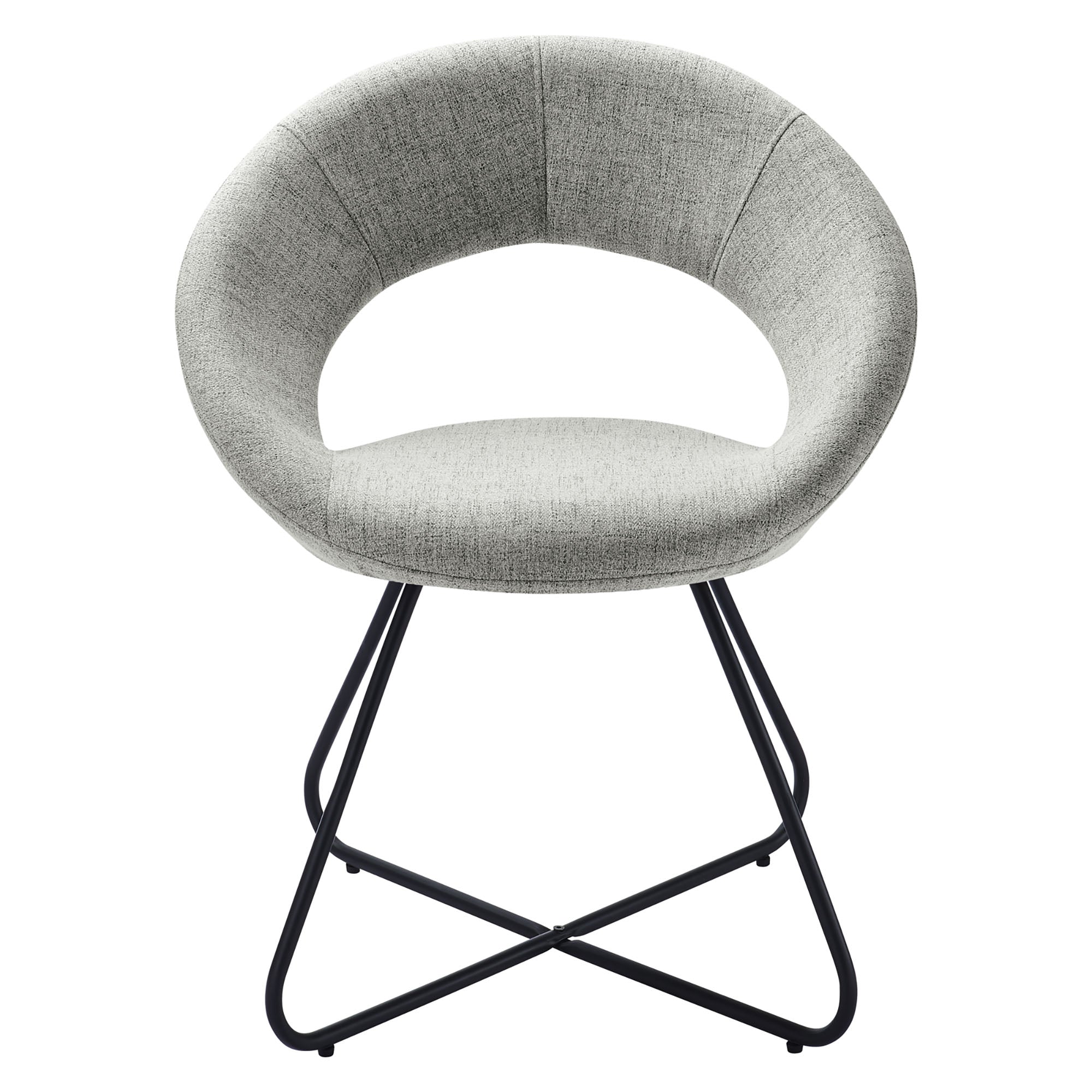 Nouvelle Upholstered Fabric Dining Chair Set of 2 by Modway