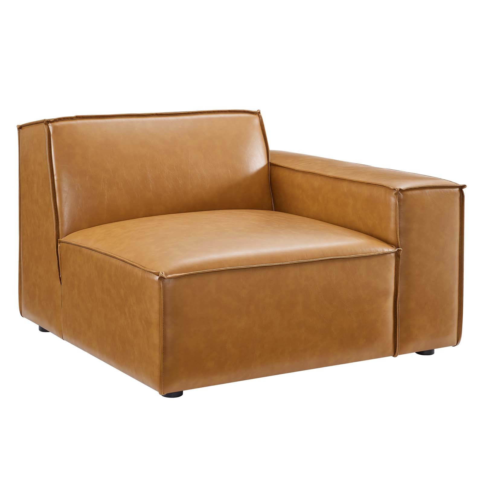 Restore Vegan Leather 3-Piece Sofa By HouseBean