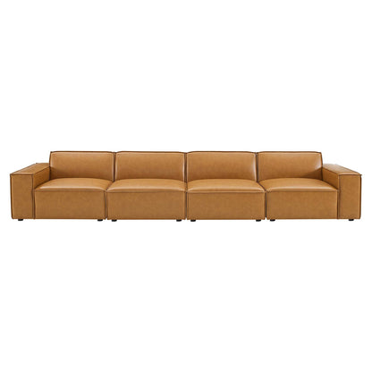 Restore Vegan Leather 4-Piece Sofa by Modway