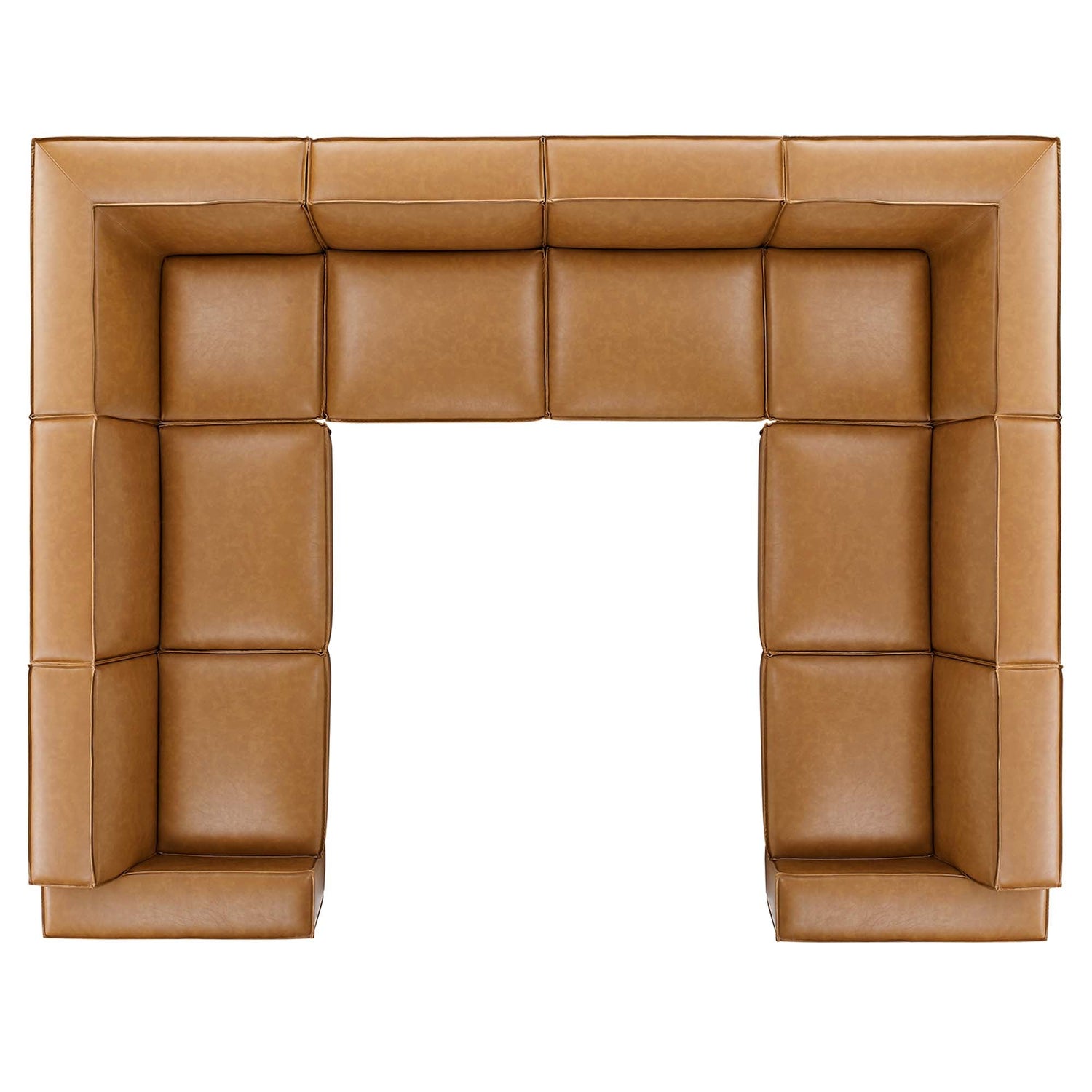 Restore 8-Piece Vegan Leather Sectional Sofa by Modway