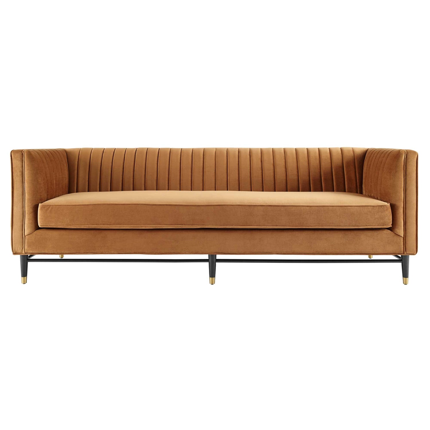 Devote Channel Tufted Performance Velvet Sofa by Modway