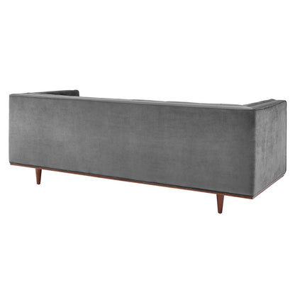 Elation Tufted Performance Velvet Sofa By HouseBean