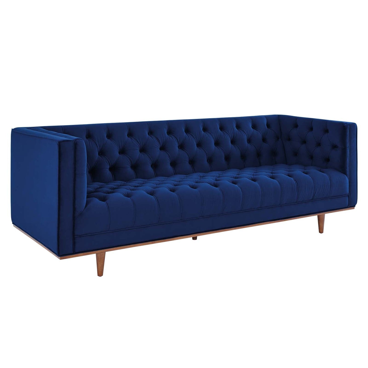 Elation Tufted Performance Velvet Sofa By HouseBean