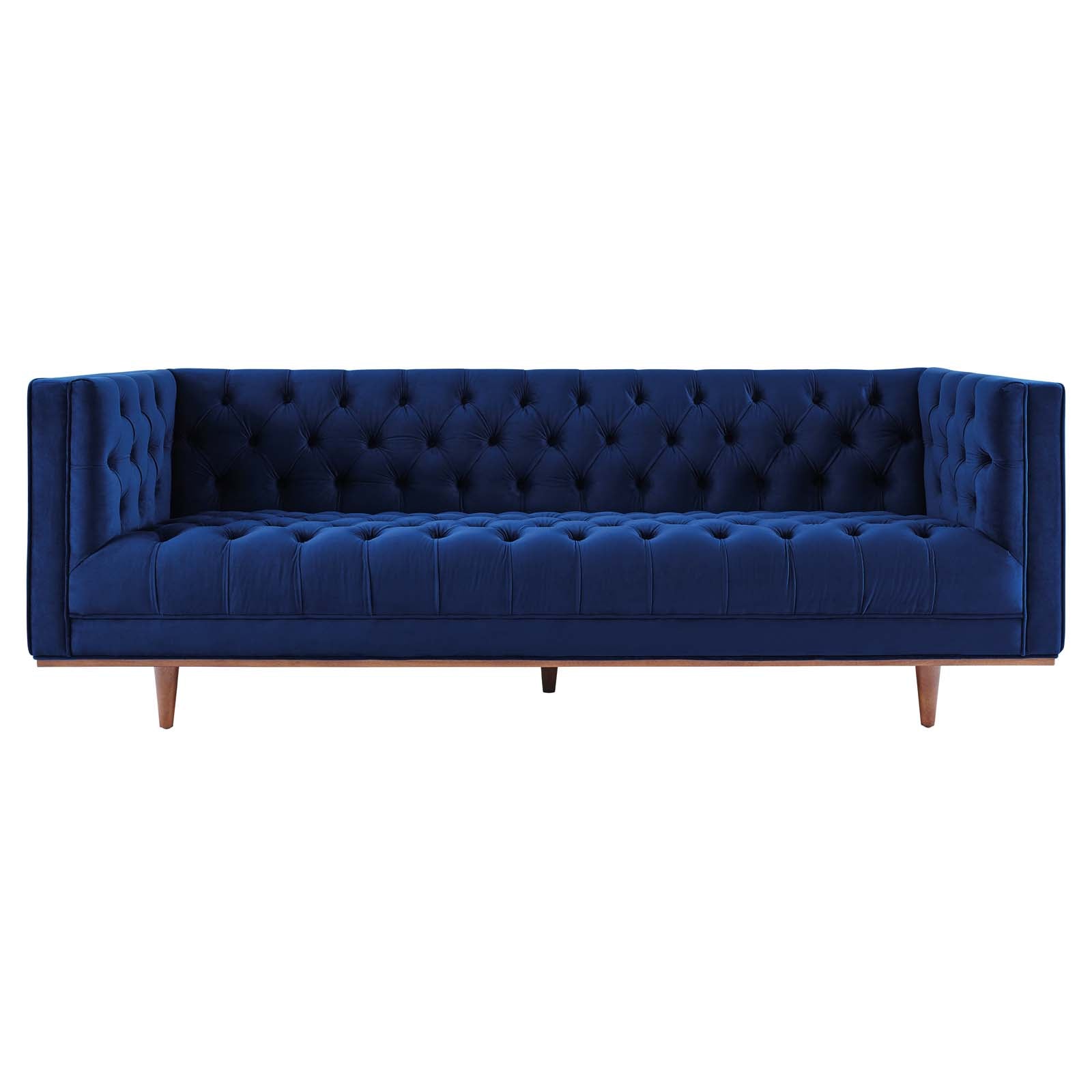 Elation Tufted Performance Velvet Sofa By HouseBean