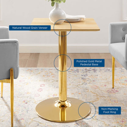Verne 24&quot; Square Dining Table by Modway