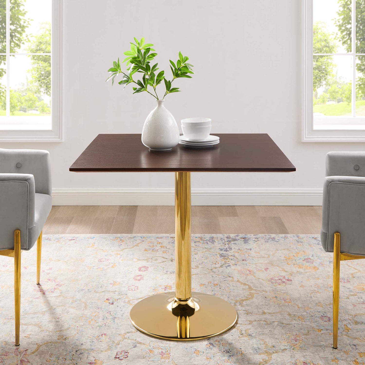 Verne 35&quot; Square Dining Table by Modway