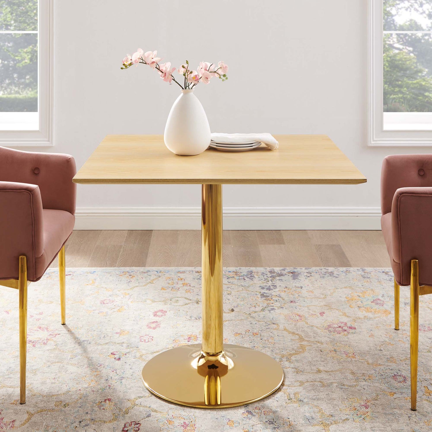 Verne 35&quot; Square Dining Table by Modway