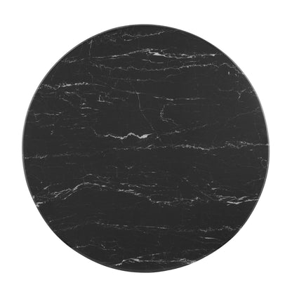 Verne 28&quot; Artificial Marble Dining Table by Modway