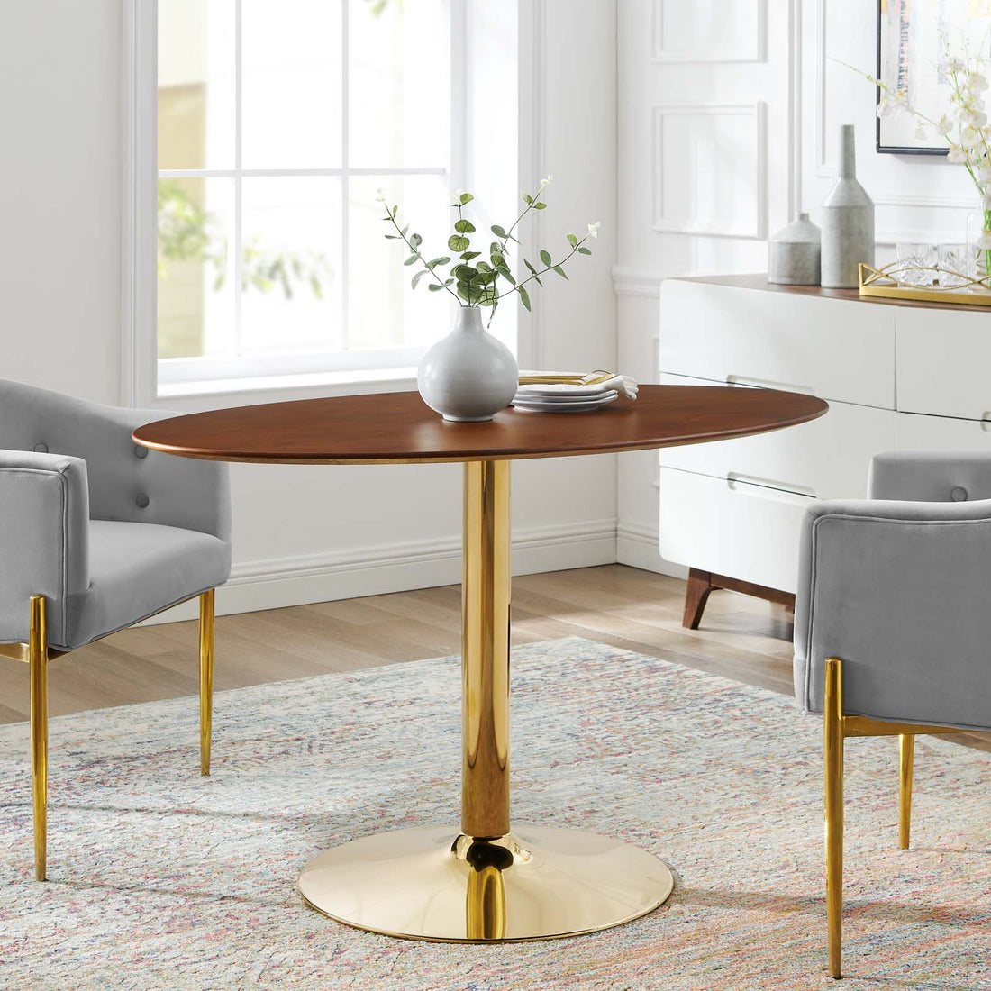 Verne 48&quot; Oval Dining Table By HouseBean