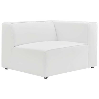 Mingle Vegan Leather 2-Piece Sectional Sofa Loveseat by Modway