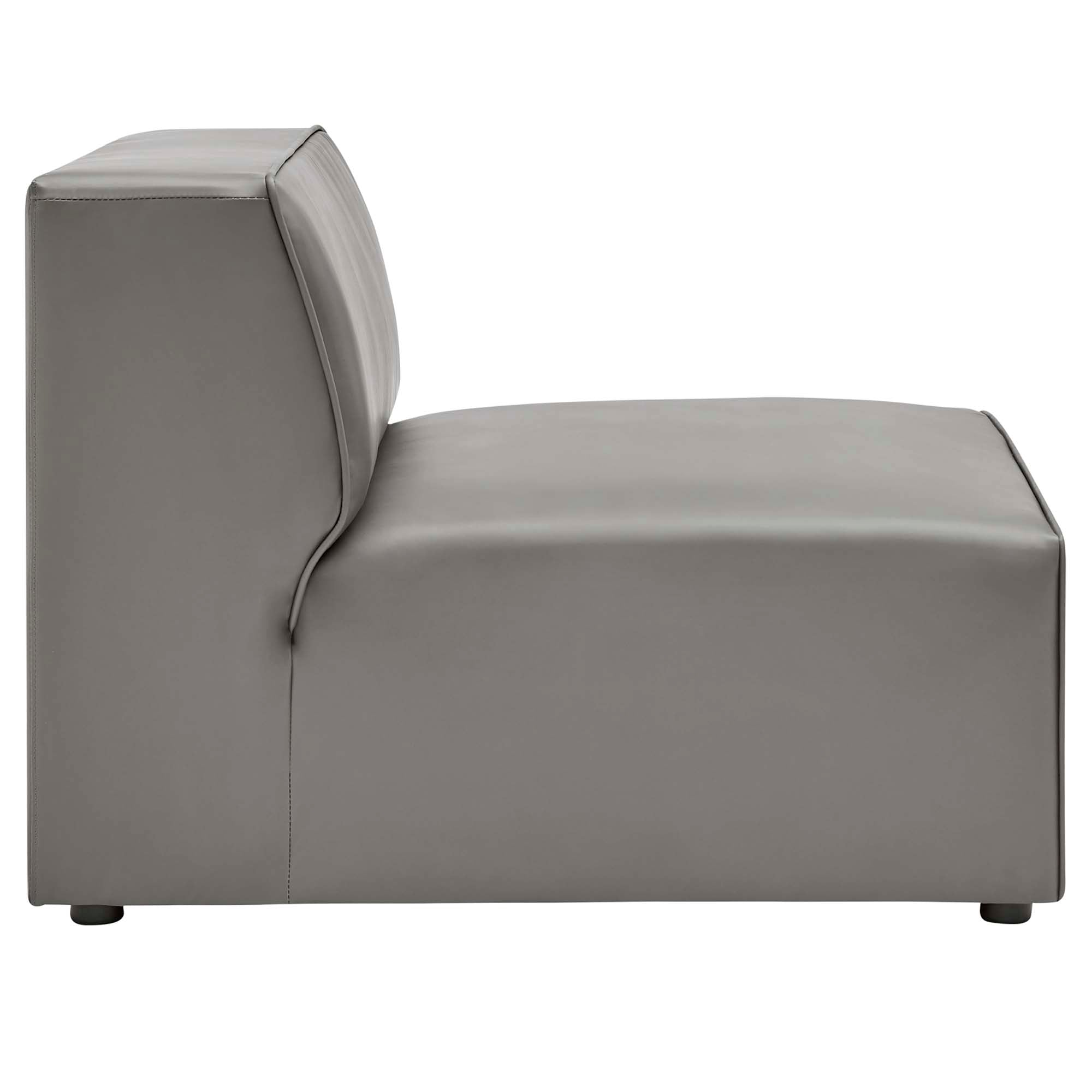 Mingle Vegan Leather 3-Piece Sectional Sofa by Modway