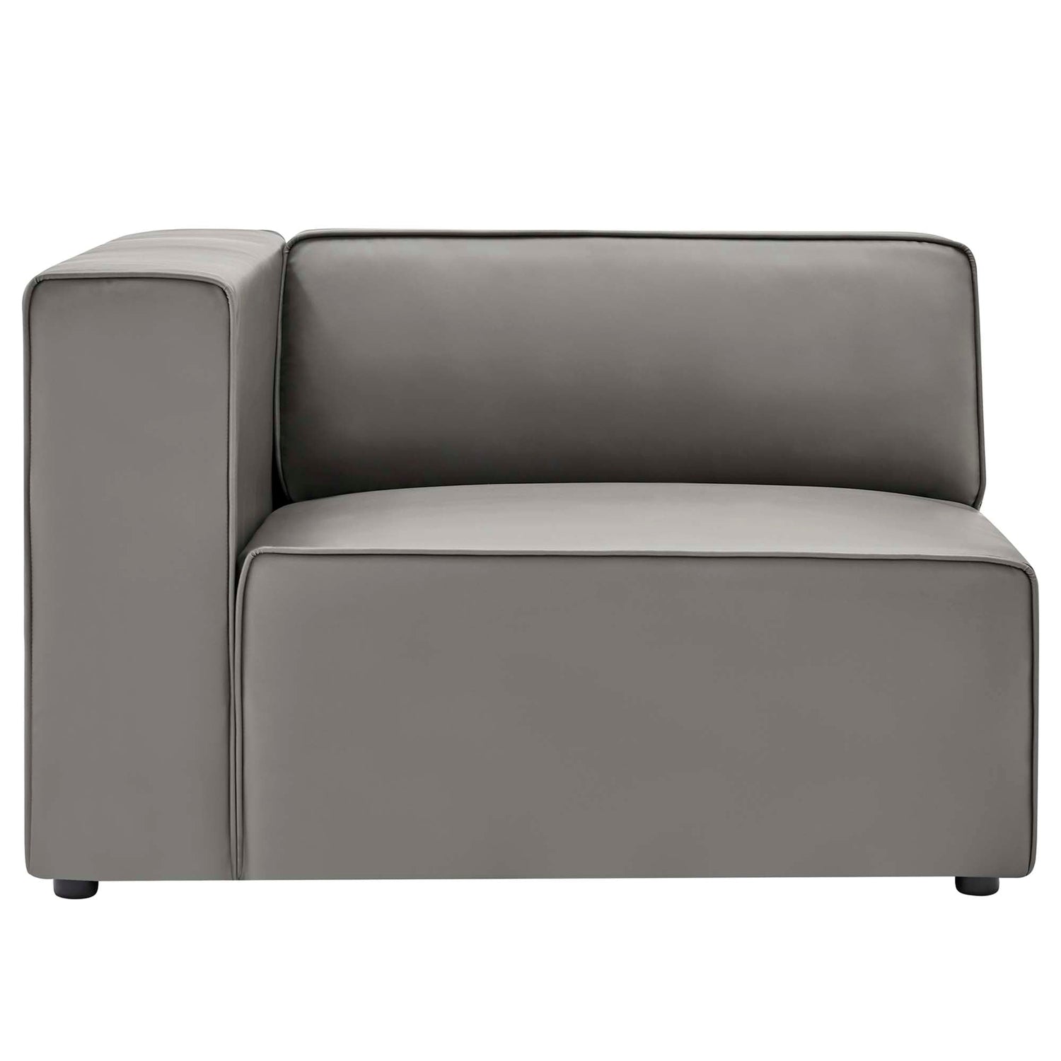 Mingle Vegan Leather 4-Piece Sectional Sofa by Modway