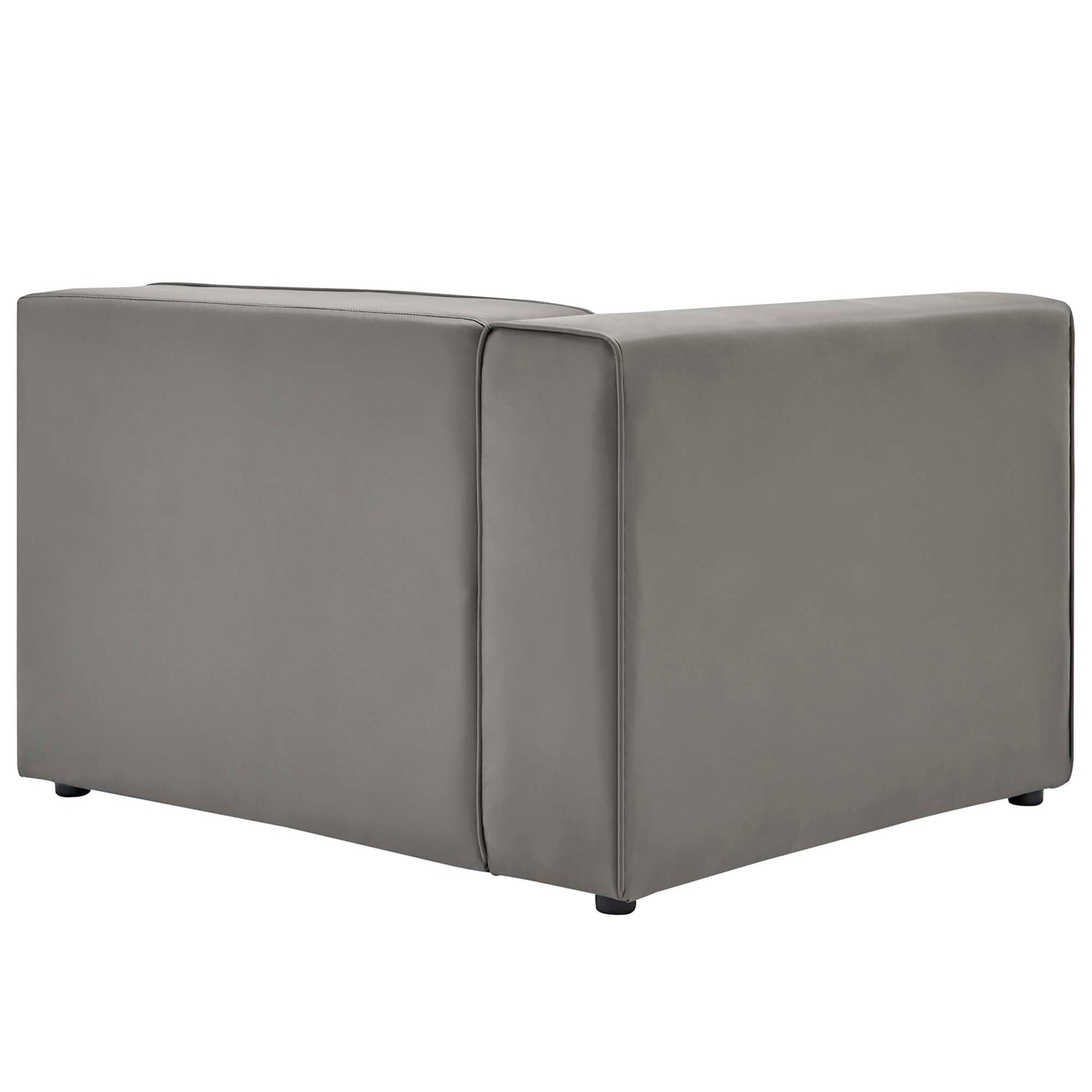 Mingle Vegan Leather 4-Piece Sectional Sofa by Modway