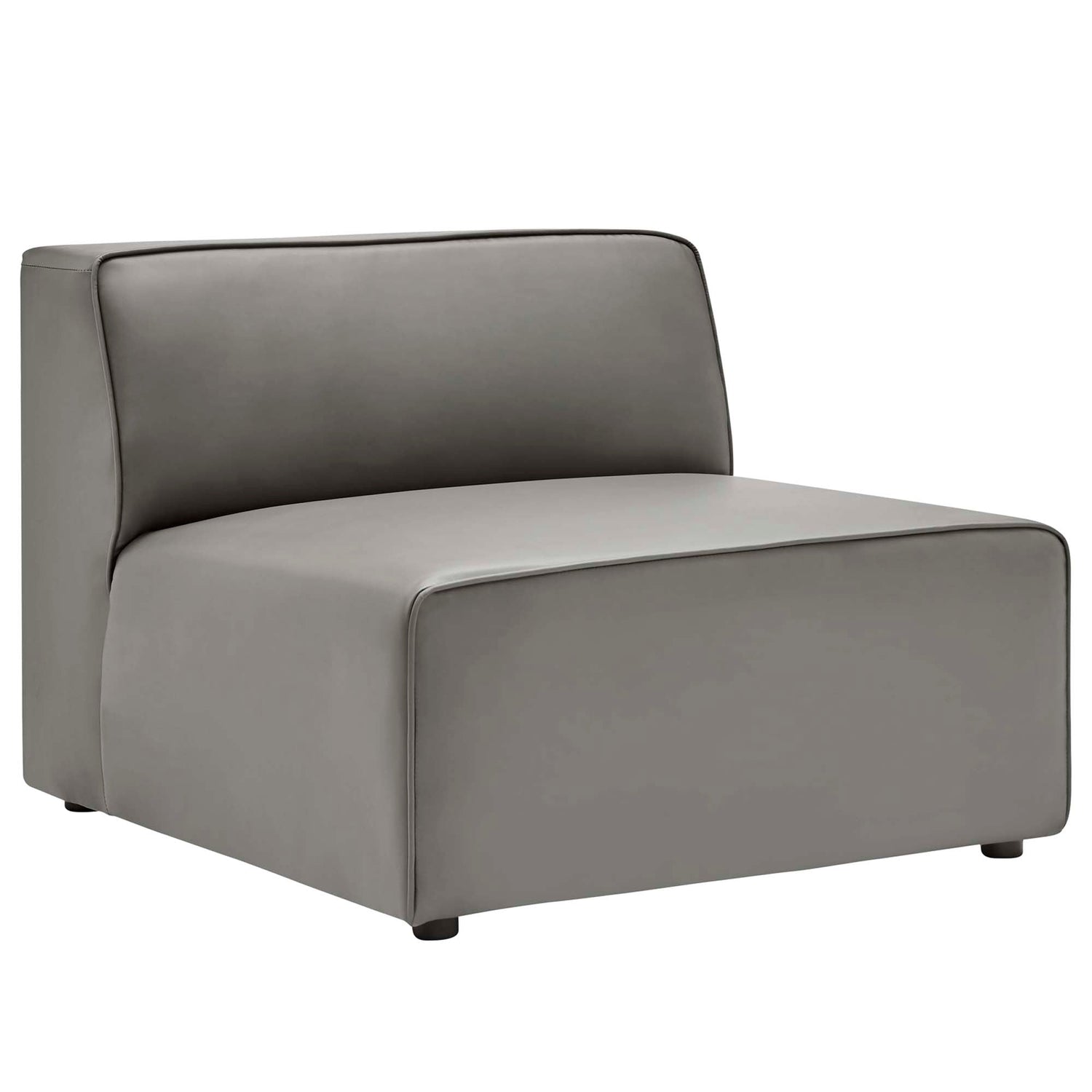 Mingle Vegan Leather 4-Piece Sectional Sofa by Modway