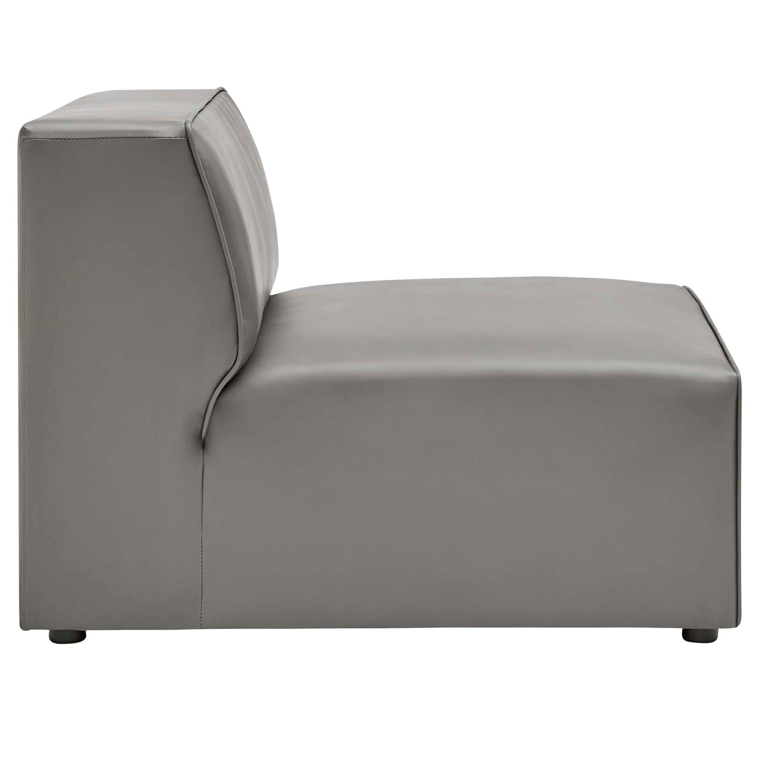 Mingle Vegan Leather 4-Piece Sectional Sofa by Modway