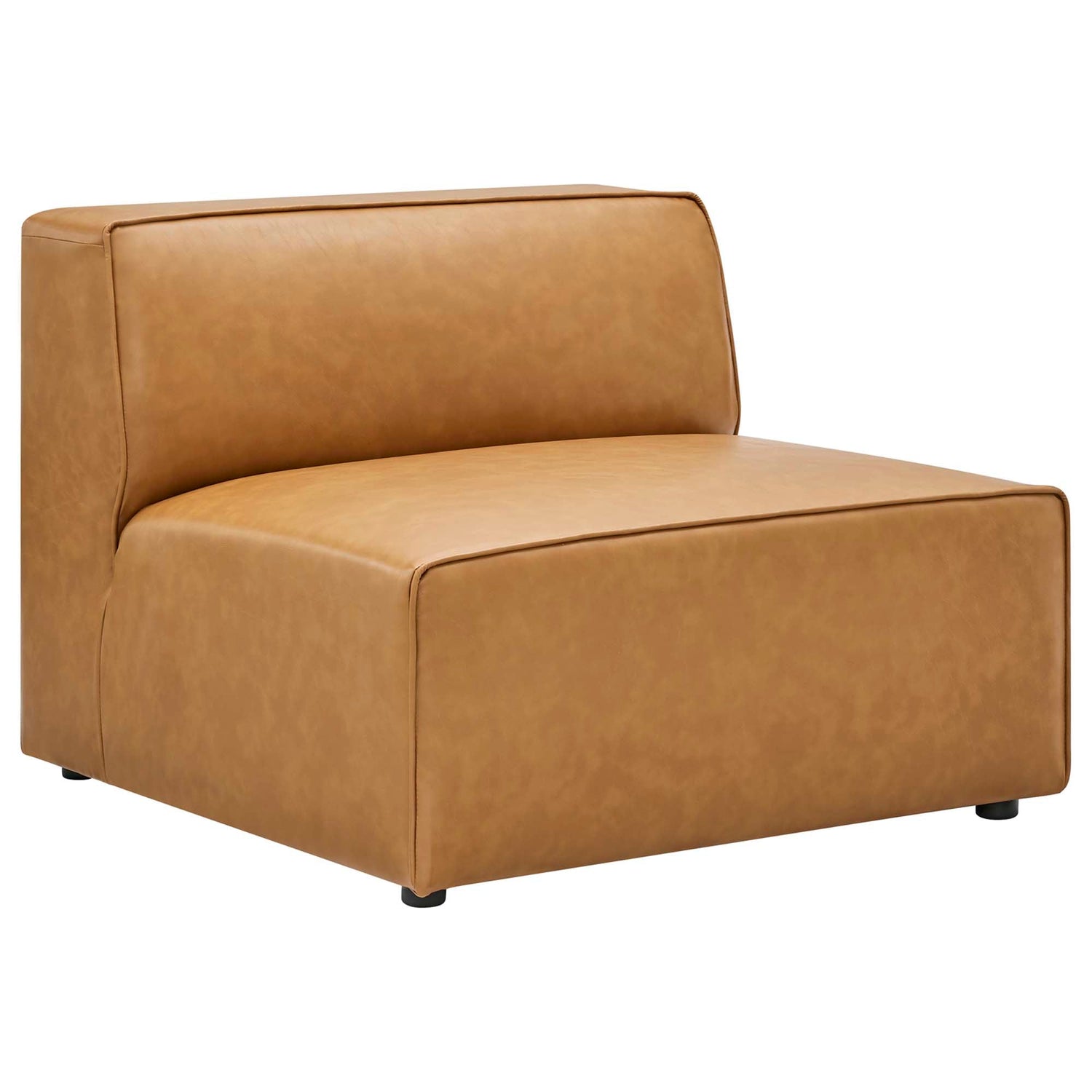 Mingle Vegan Leather 4-Piece Sectional Sofa by Modway
