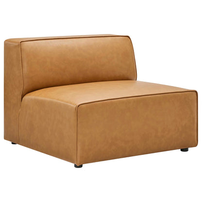 Mingle Vegan Leather 4-Piece Sectional Sofa by Modway