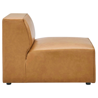 Mingle Vegan Leather 4-Piece Sectional Sofa by Modway