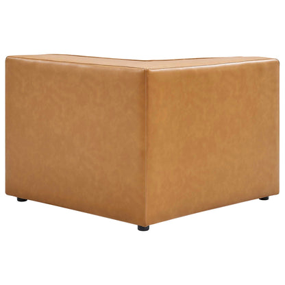 Mingle Vegan Leather 5-Piece Sectional Sofa by Modway