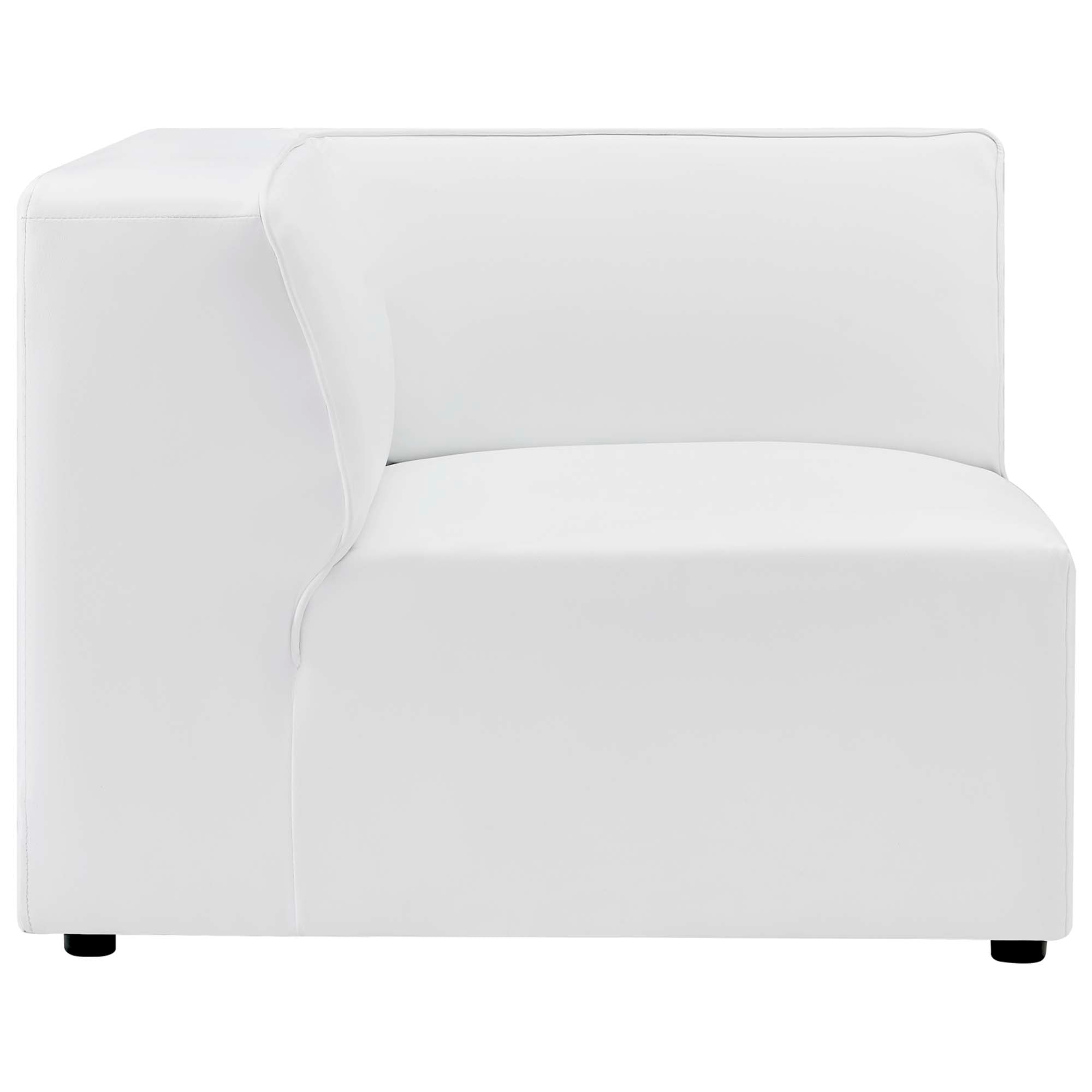 Mingle Vegan Leather 5-Piece Sectional Sofa by Modway