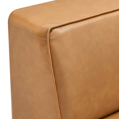 Mingle Vegan Leather 7-Piece Sectional Sofa by Modway