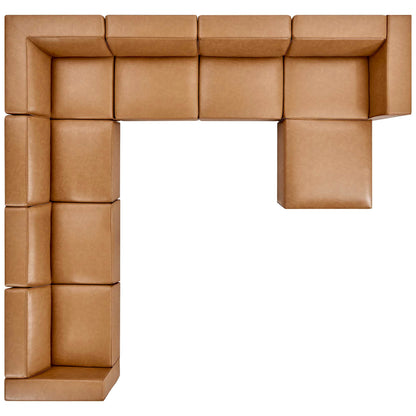 Mingle Vegan Leather 8-Piece Sectional Sofa Set by Modway