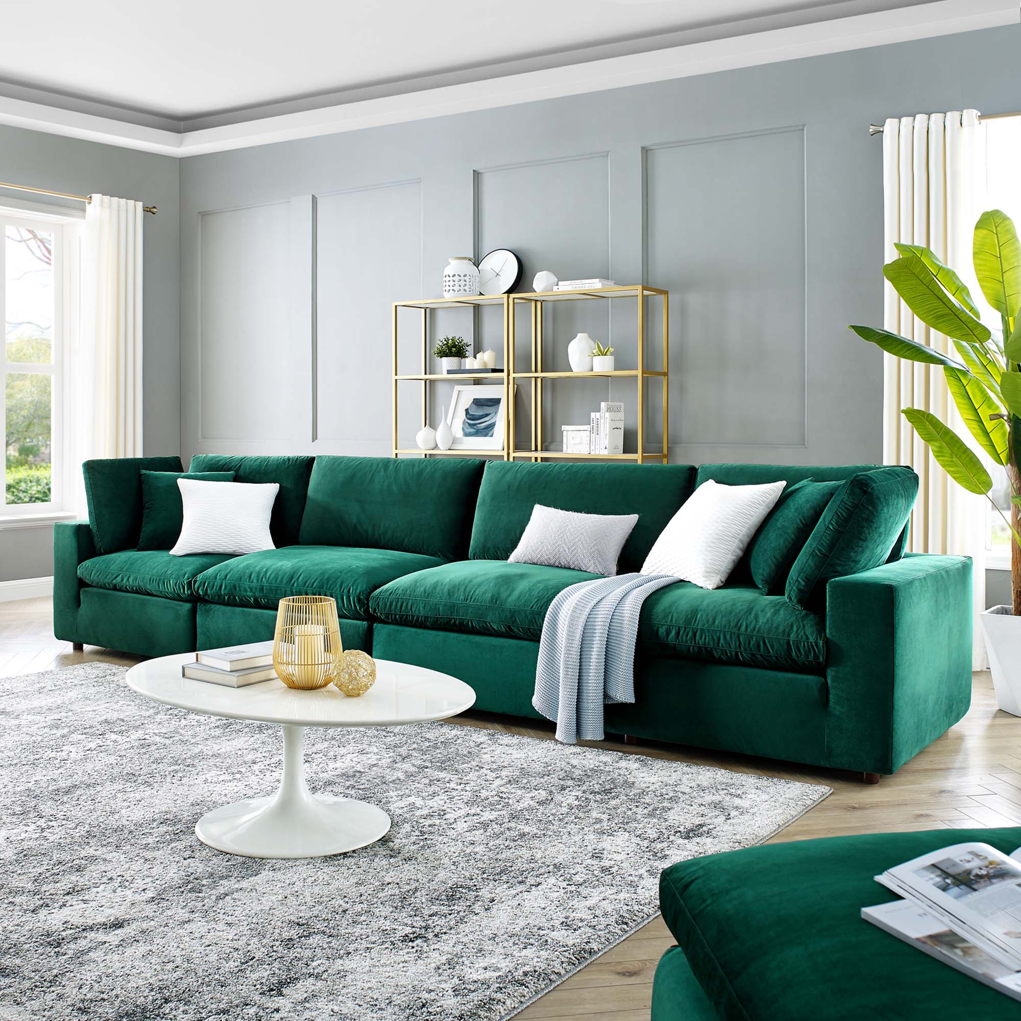 Commix Extra Large Sofa Sectional by Modway