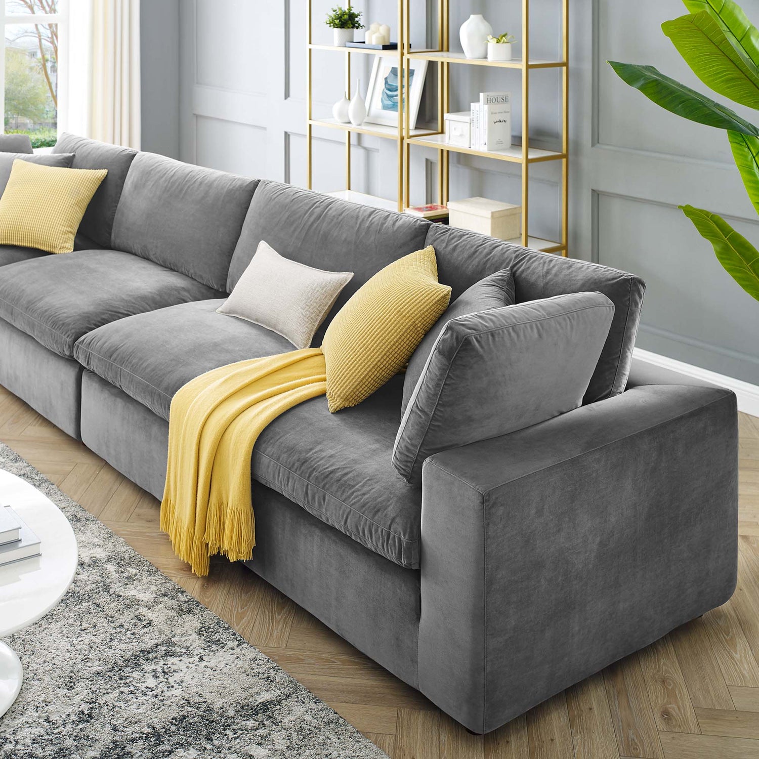 Commix Extra Large Sofa Sectional by Modway