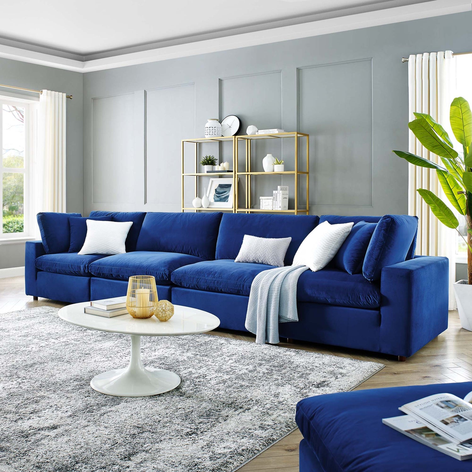 Commix Extra Large Sofa Sectional by Modway