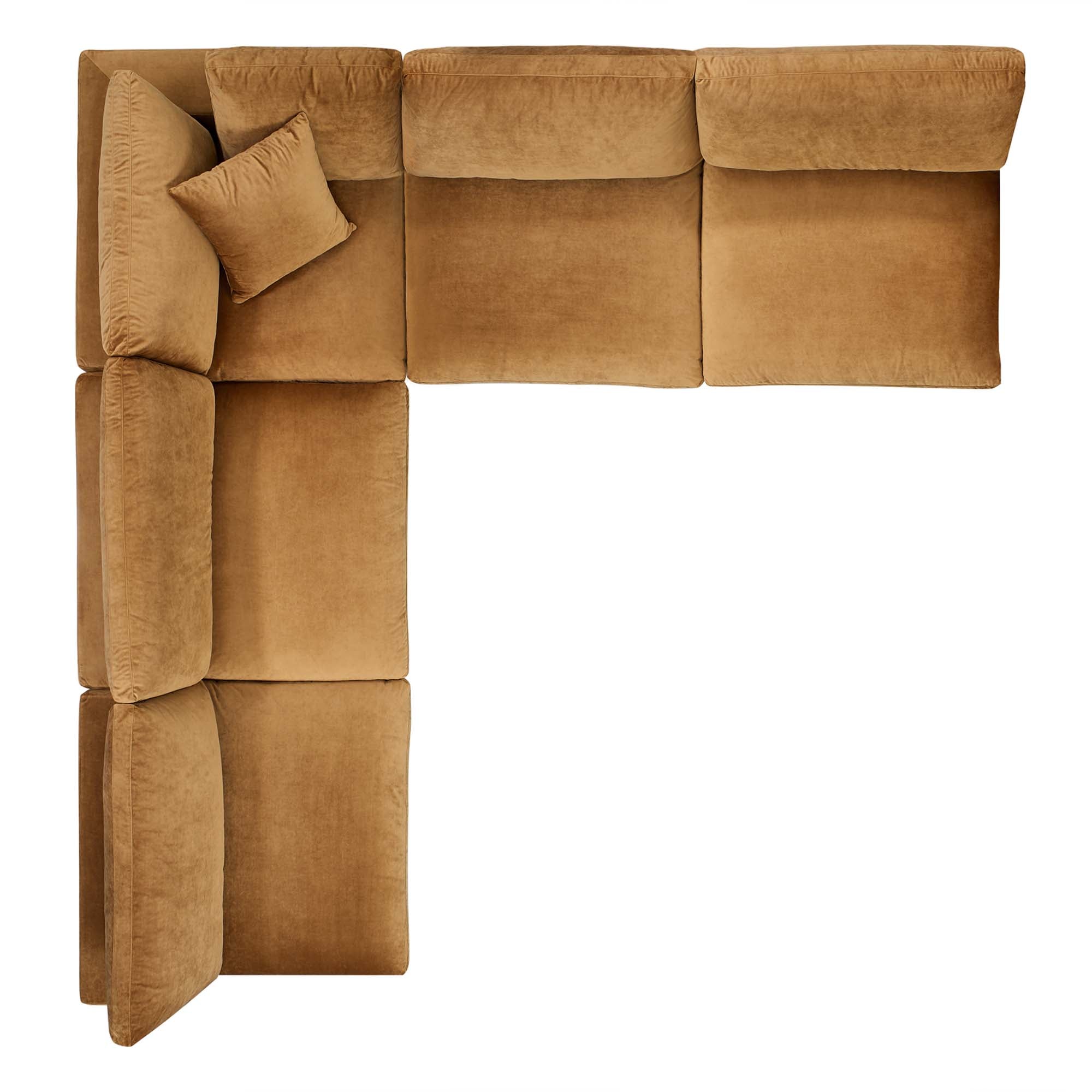 Commix Armless Corner Sectional by Modway