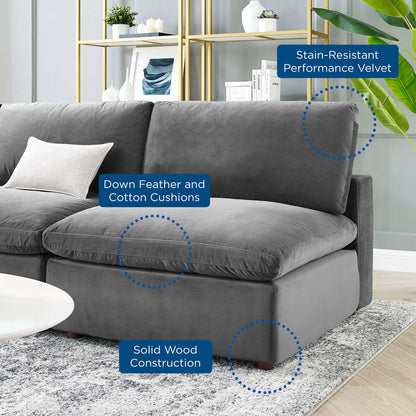 Commix Armless Corner Sectional by Modway