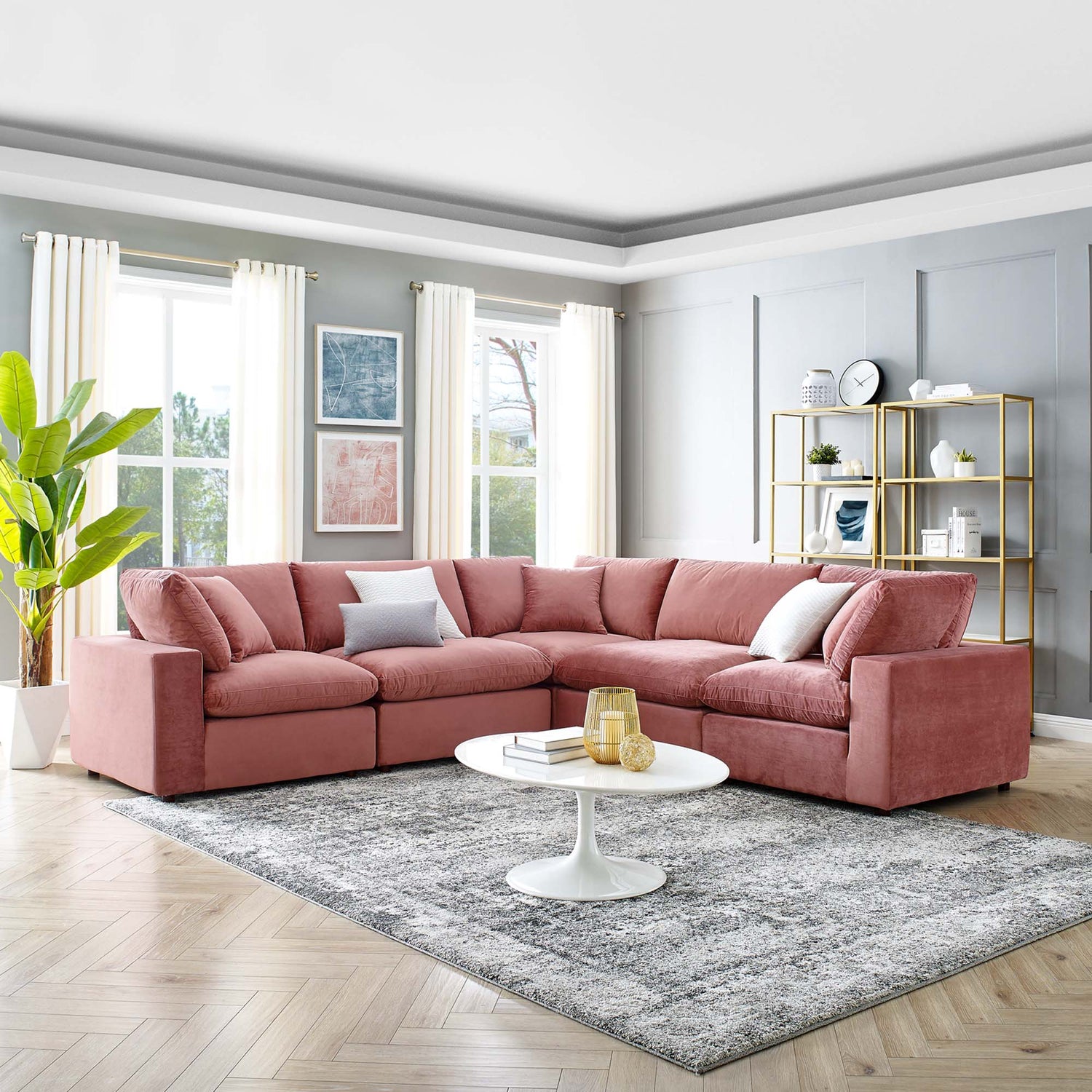 Commix Corner Sectional by Modway