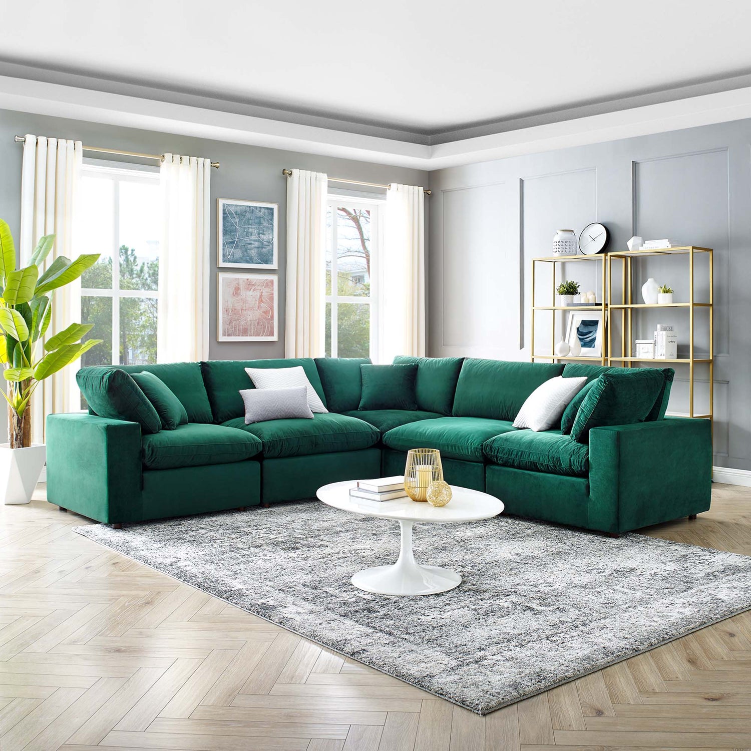 Commix Corner Sectional by Modway