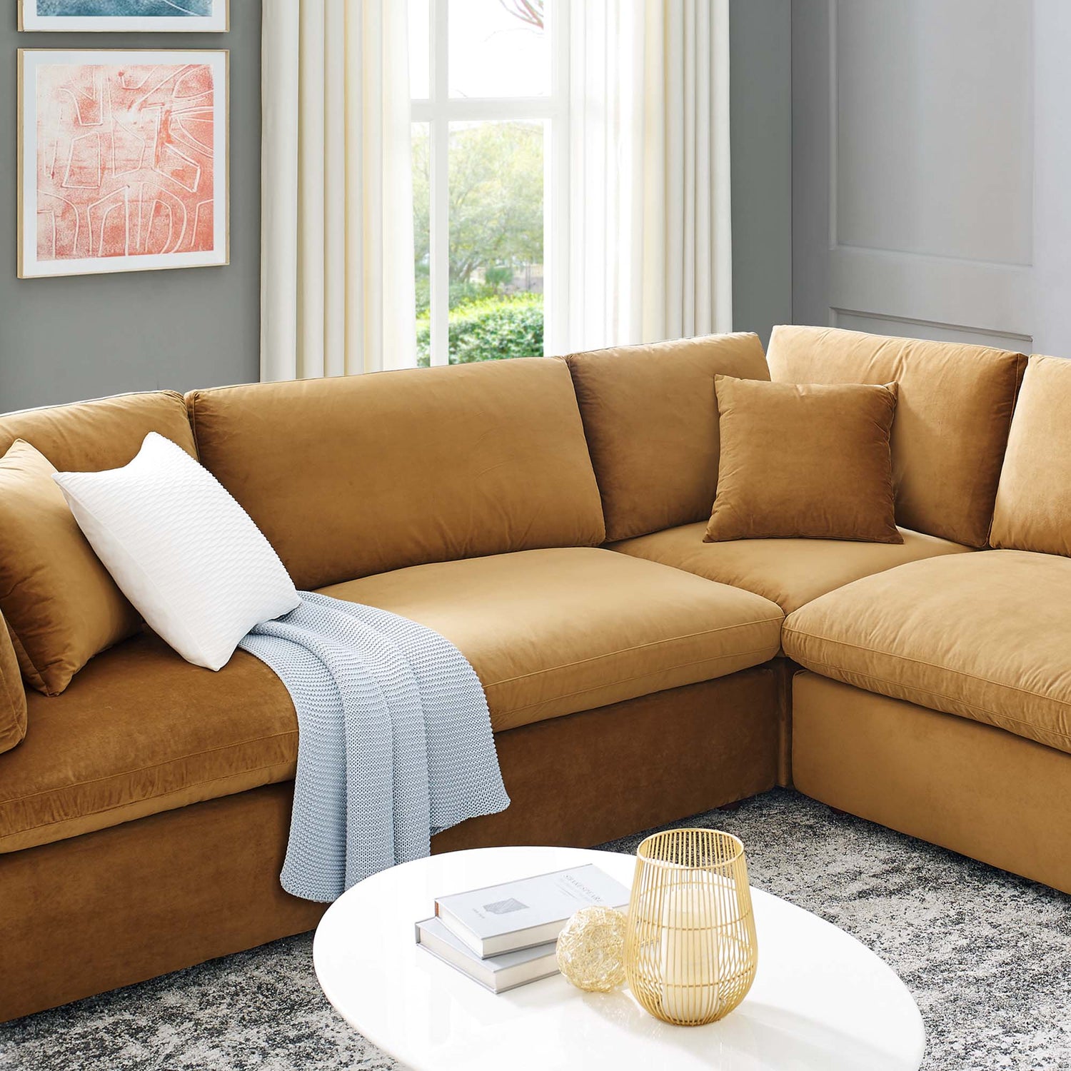 Commix U Shaped Sectional by Modway