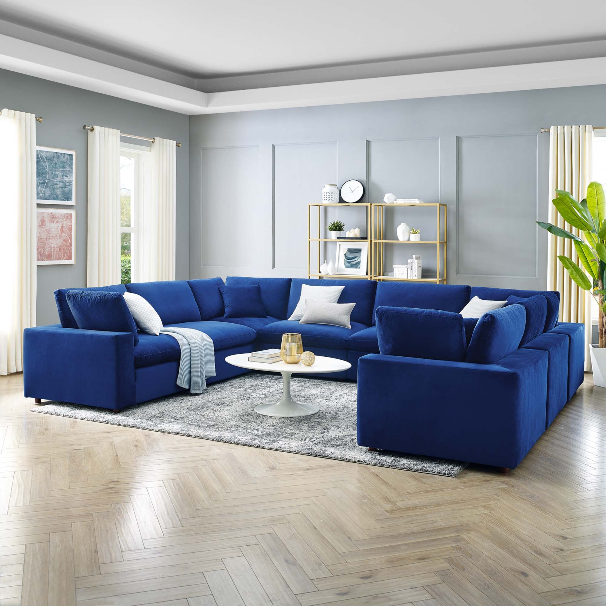 Commix U Shaped Sectional by Modway