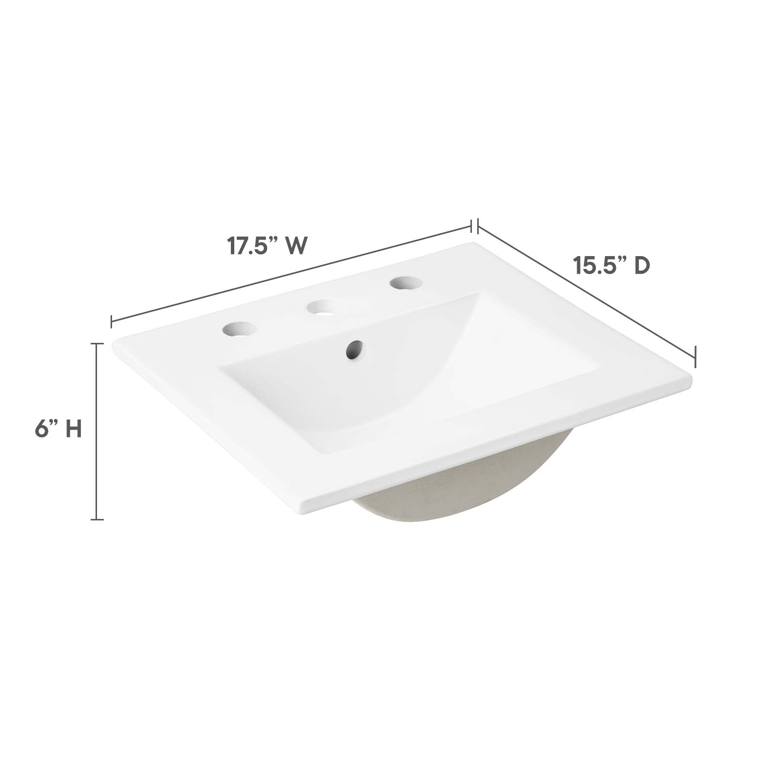 Cayman 18&quot; Bathroom Sink By HouseBean