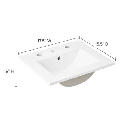 Cayman Bathroom Sink by Modway