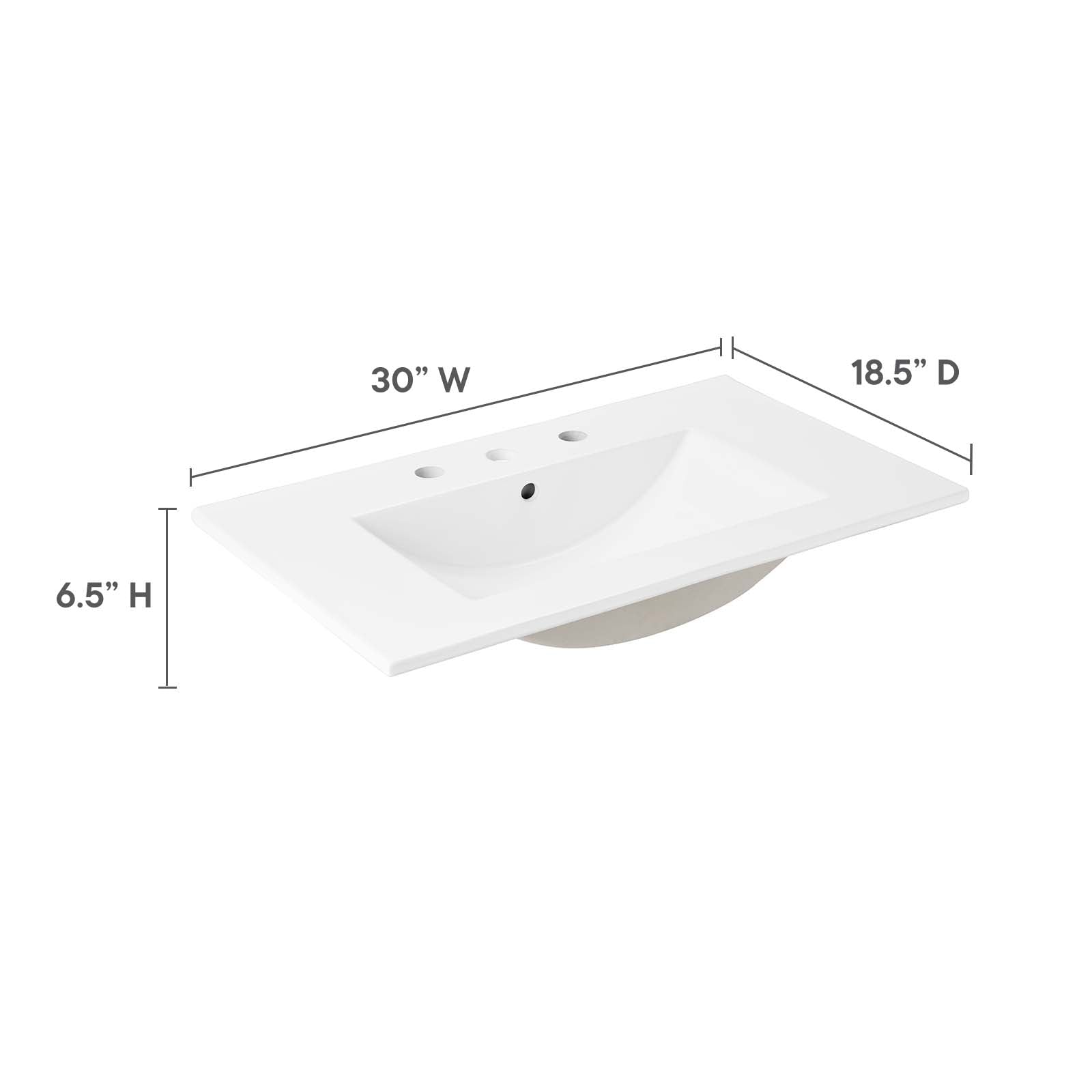 Cayman 30&quot; Bathroom Sink By HouseBean