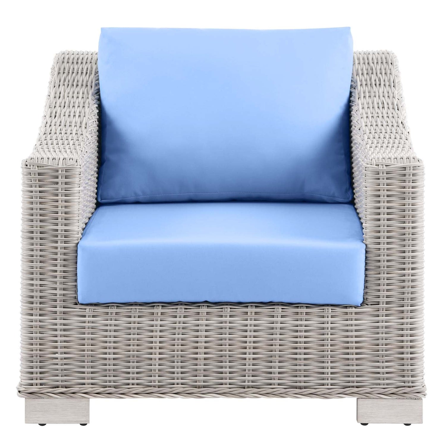 Conway Outdoor Patio Wicker Rattan Armchair By HouseBean