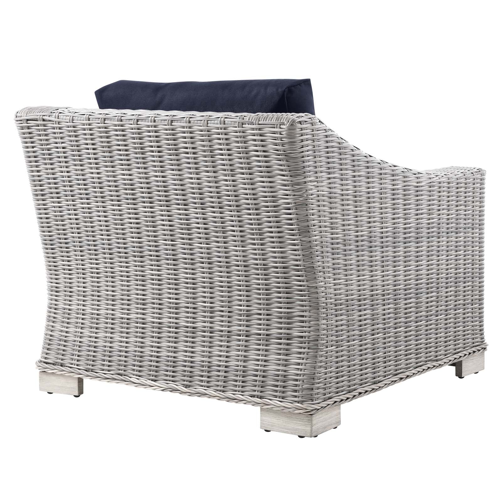 Conway Outdoor Patio Wicker Rattan Armchair By HouseBean