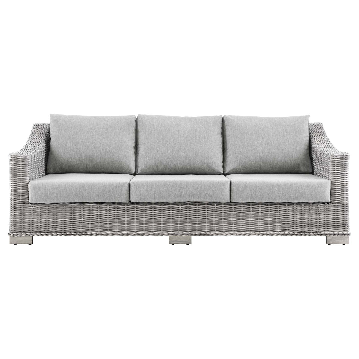 Conway Outdoor Patio Wicker Rattan Sofa By HouseBean