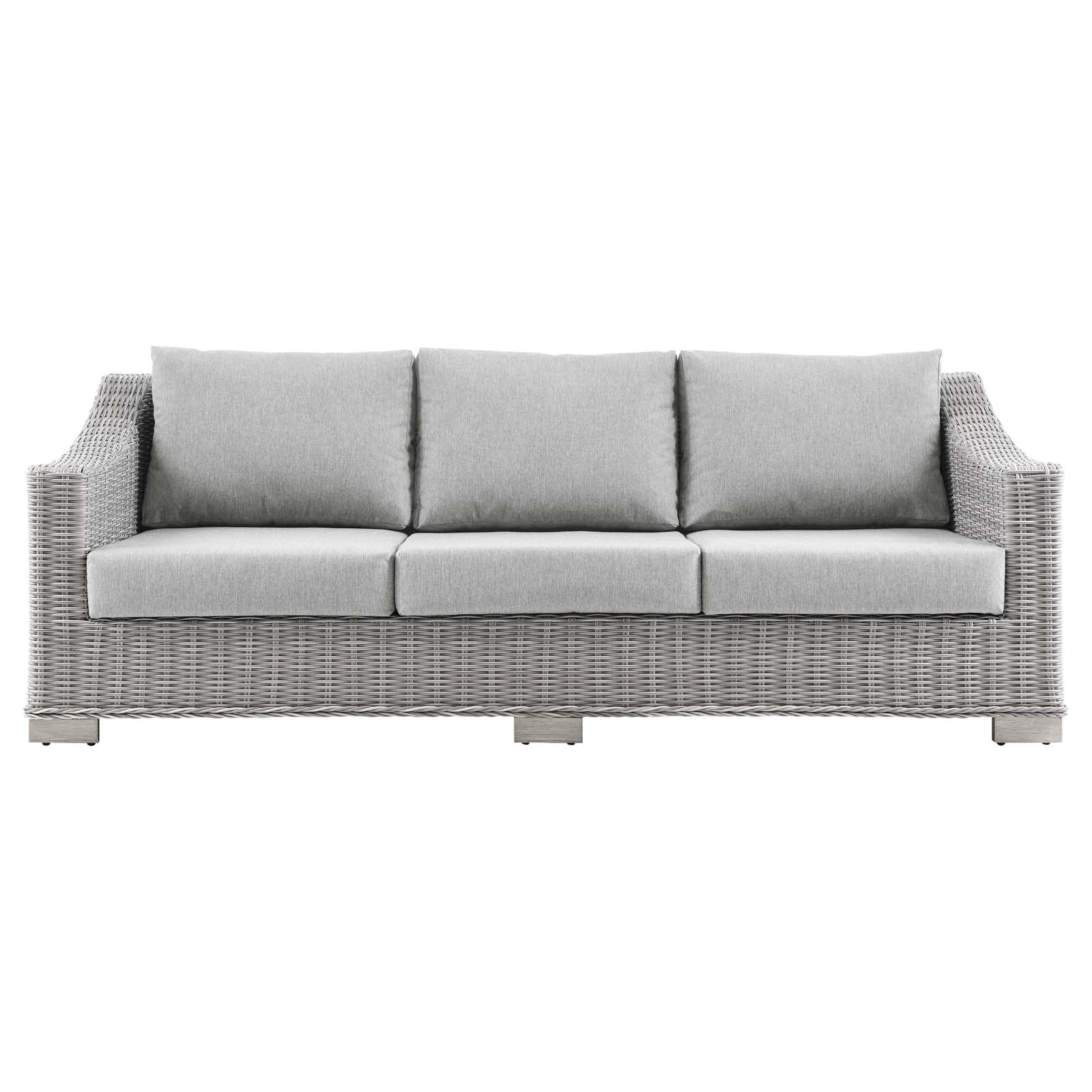 Conway Outdoor Patio Wicker Rattan Sofa By HouseBean