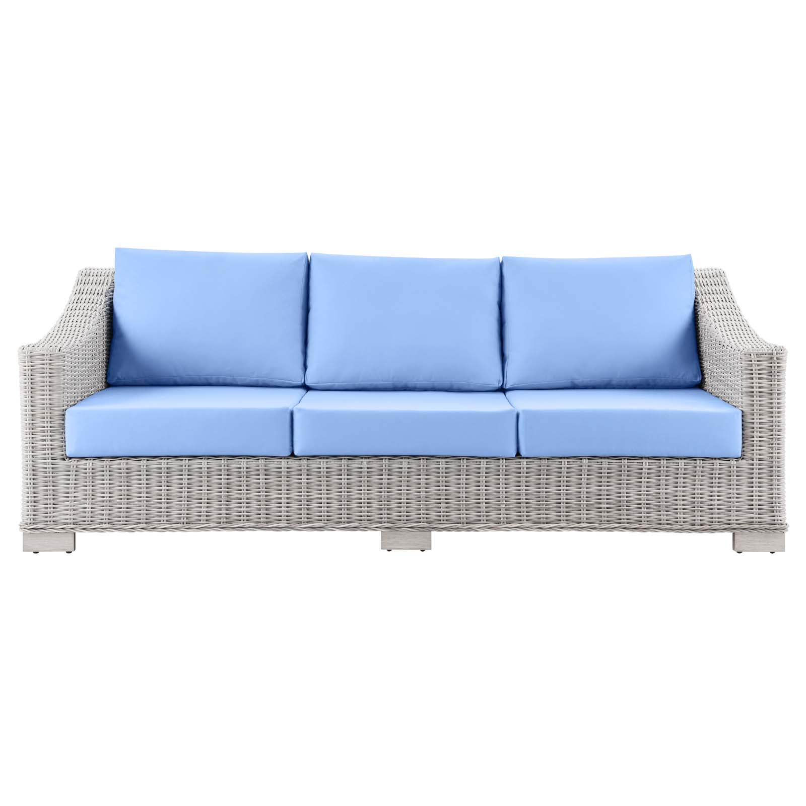 Conway Outdoor Patio Wicker Rattan Sofa By HouseBean