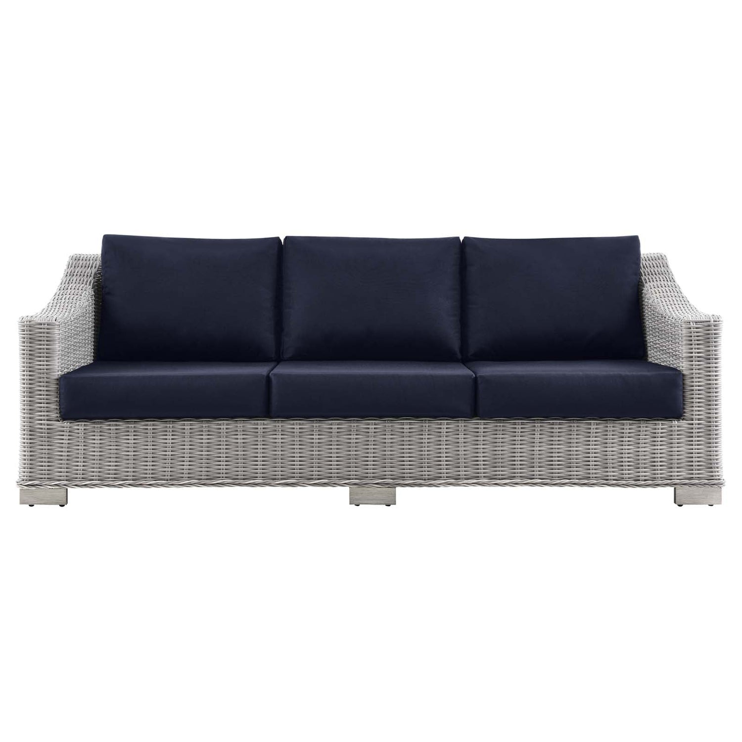 Conway Outdoor Patio Wicker Rattan Sofa By HouseBean